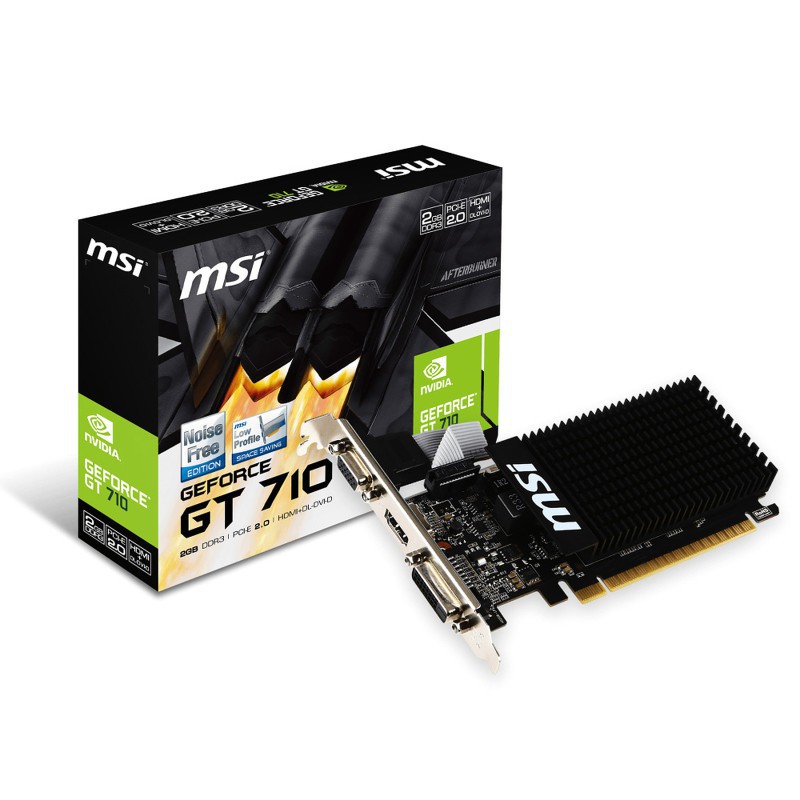 CARTE GRAPHIQUE MSI GT 710 LP / 2GO