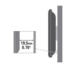 SUPPORT MURAL SBOX FIXE POUR TV 23″-42″ (PLB-2222F)
