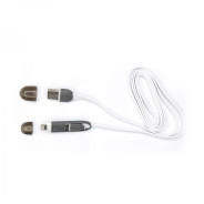 CABLE SBOX 2EN1 UBS VERS MICRO USB ET IPHONE 1M