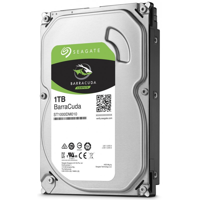 DISQUE DUR INTERNE 3.5″ SEAGATE BARRACUDA 1 TO