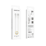 CÂBLE CHARGEUR USB VERS TYPE C BOROFONE BX22 / 5A / BLANC