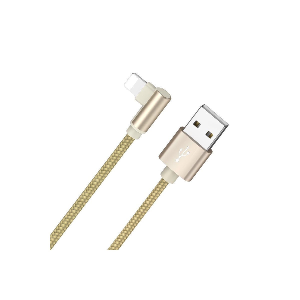 CÂBLE CHARGEUR USB VERS LIGHTNING BOROFONE BX26 / 2.4A / GOLD