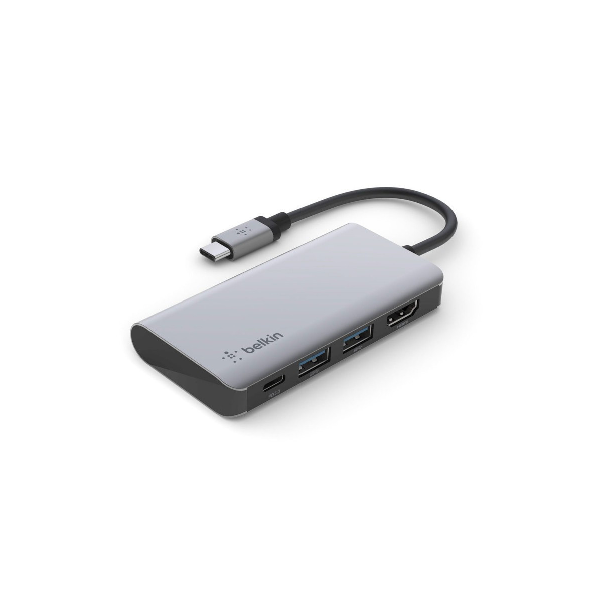 HUB USB-C BELKIN AVEC HDMI / 2X USB-A / USB-C / 100W PASSTRHOUGH