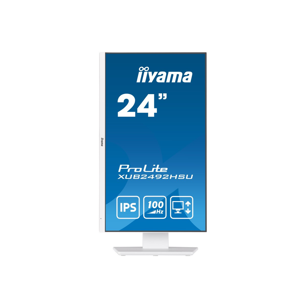 ÉCRAN IIYAMA PROLITE XUB2492HSU-W6 24″ IPS FULL HD / 100 HZ / BLANC