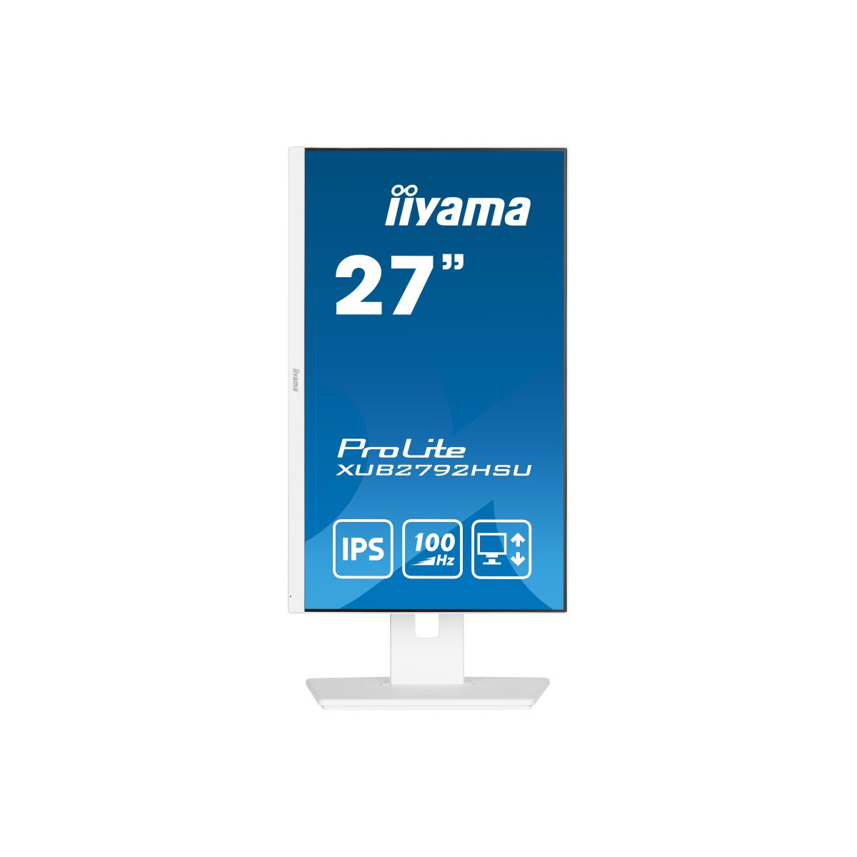 ÉCRAN IIYAMA PROLITE XUB2792HSU-W6 27″ IPS FULL HD / 100 HZ / BLANC