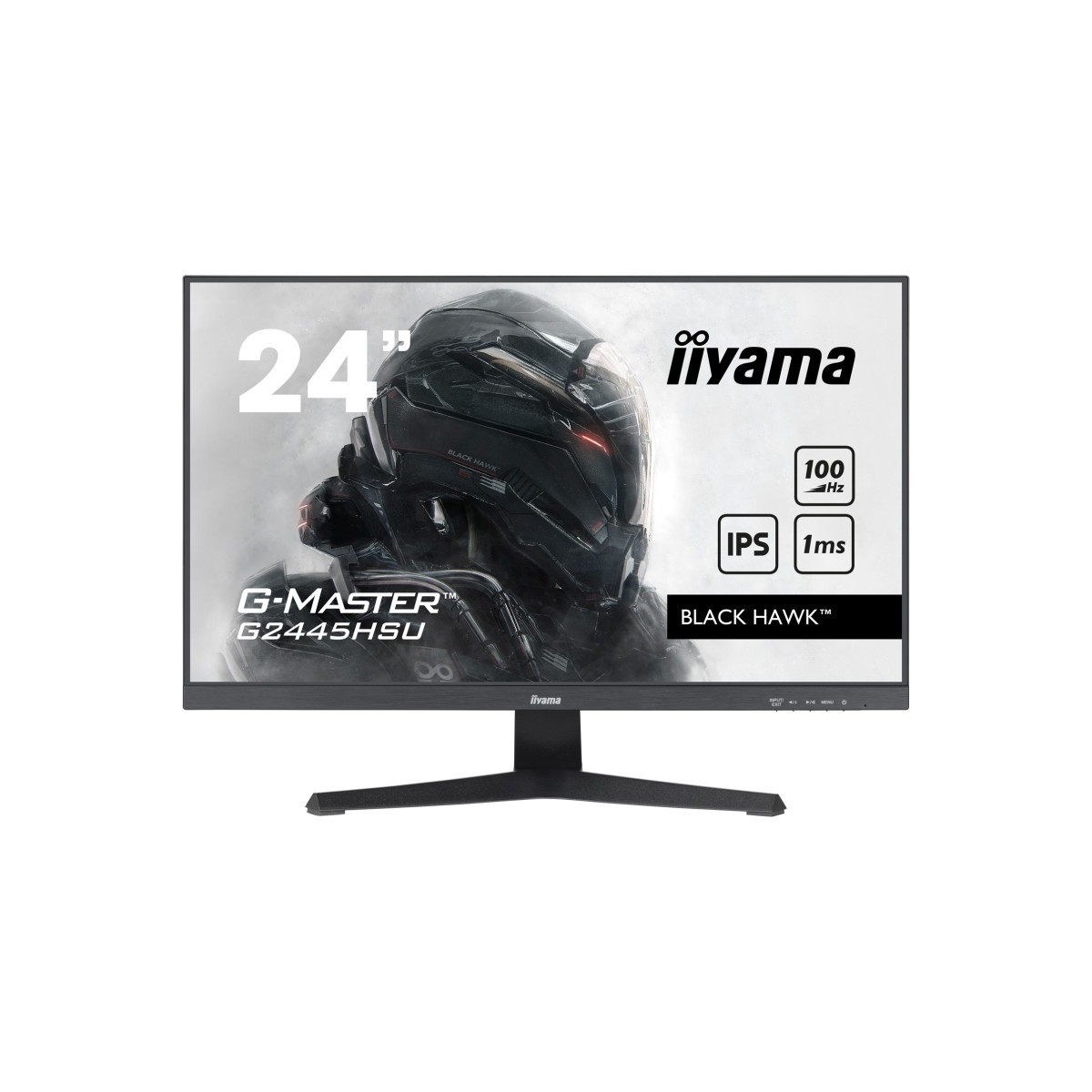 ÉCRAN GAMING IIYAMA G-MASTER G2445HSU-B1 24″ IPS FULL HD / 100 HZ / NOIR