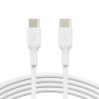 CÂBLE BOOST CHARGE BELKIN USB-C VERS USB-C / 1 M / BLANC