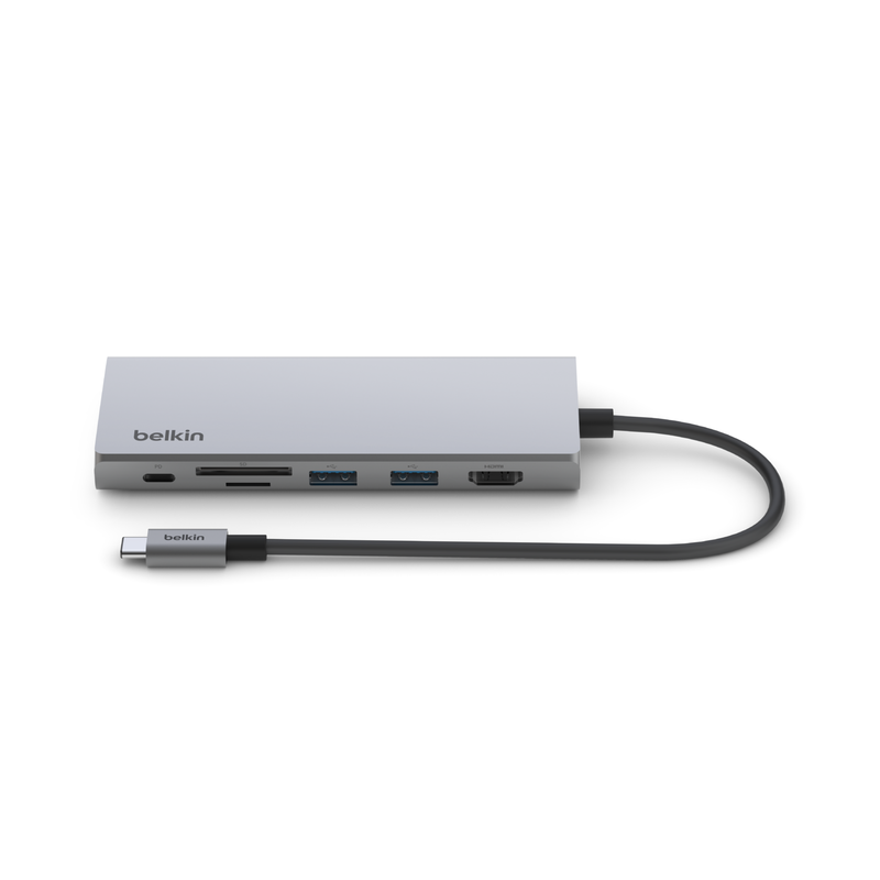 ADAPTATEUR BELKIN INC009BTSGY USB-C MULTIPORT 7-EN-1