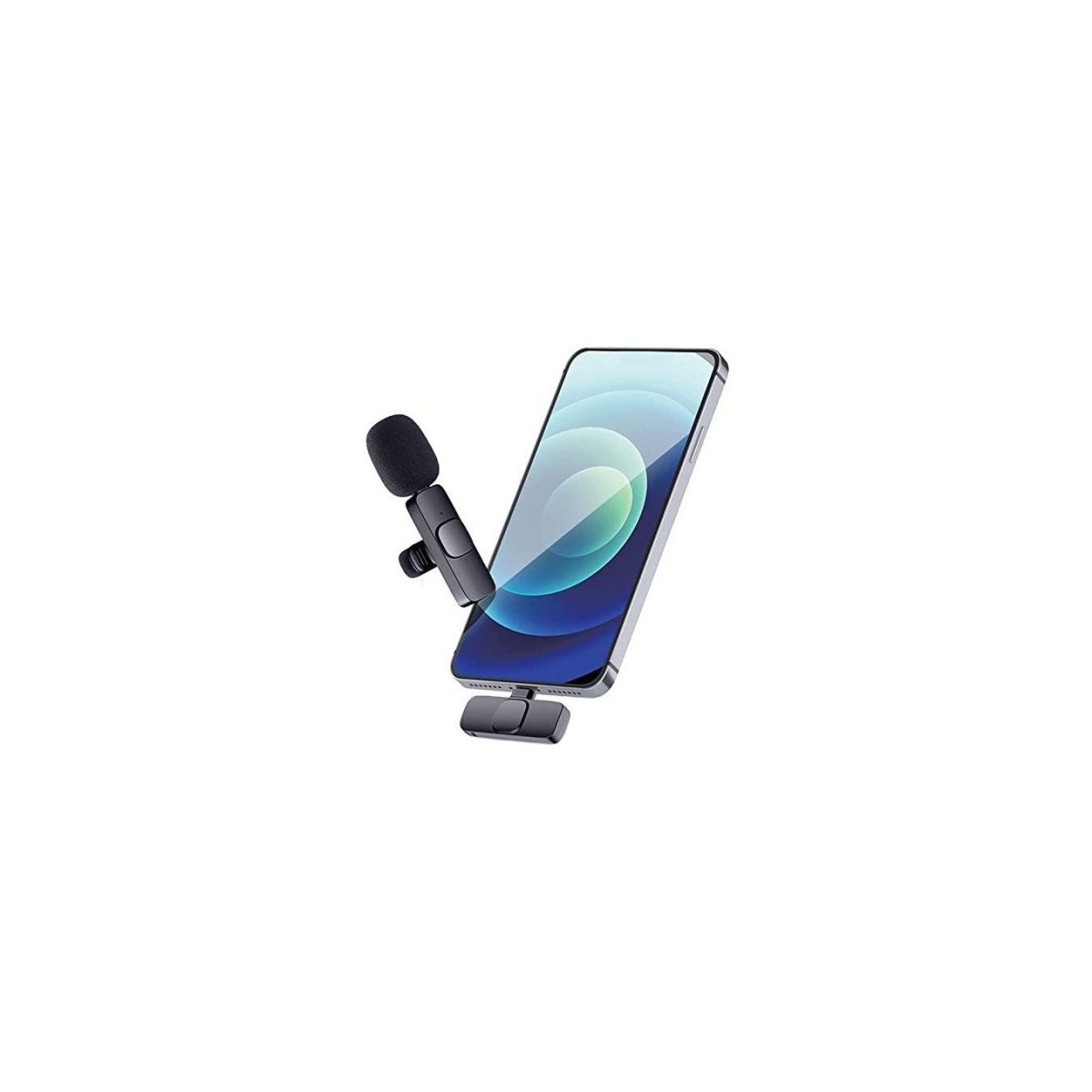 MICROPHONE SANS FIL KSIX POUR IPHONE LIGHTNING, PLUG / NOIR