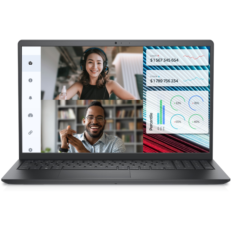 Pc Portable DELL Vostro 3520 / I3-1215U / 12 Go / 512 Go SSD / Noir Avec SACOCHE Offert