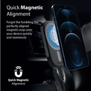 Magnetic Wireless Charging Car Mount VentMag-15W