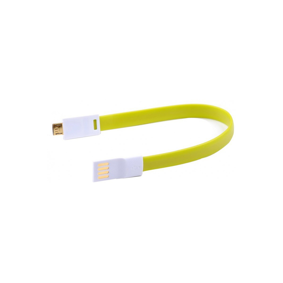 CÂBLE USB VERS MICRO USB AIMANT VERT