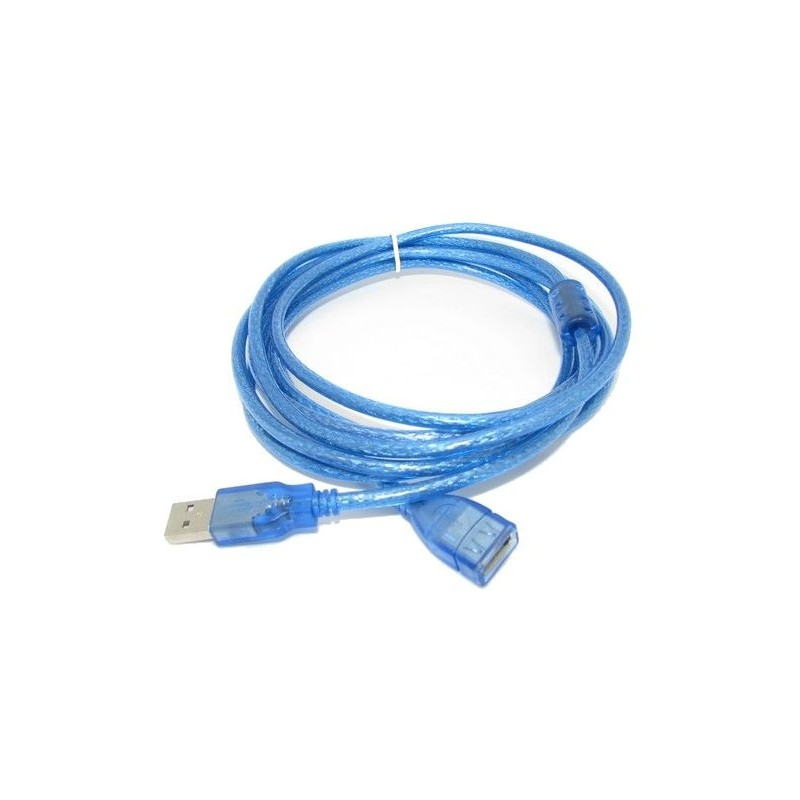 RALLONGE USB MÂLE/FEMELLE BLINDÉ 3M