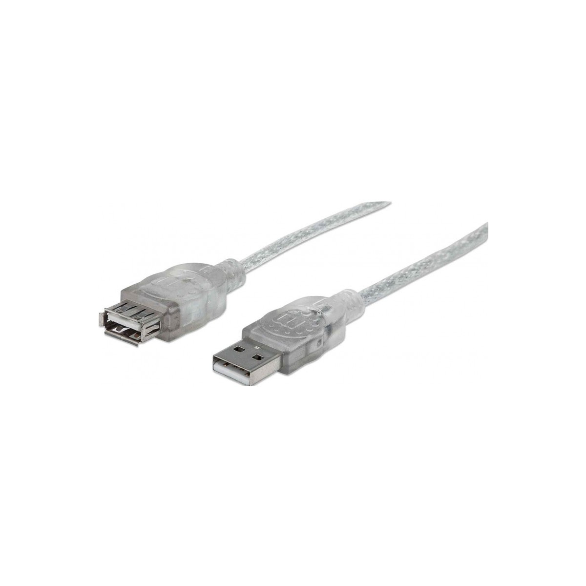 RALLONGE USB 2.0 A-A 3M / TRANSPARENT