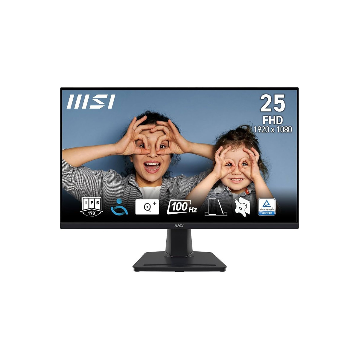 ÉCRAN MSI PRO MP252 24.5″ FULL HD IPS / 100 HZ / NOIR