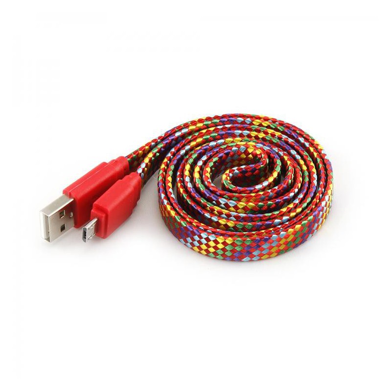 CABLE SBOX USB VERS MICRO USB 1M MULTICOULEUR