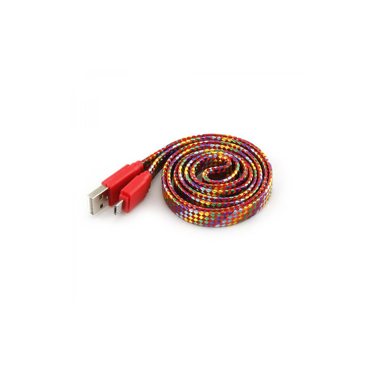 CABLE SBOX USB VERS MICRO USB 1M MULTICOULEUR