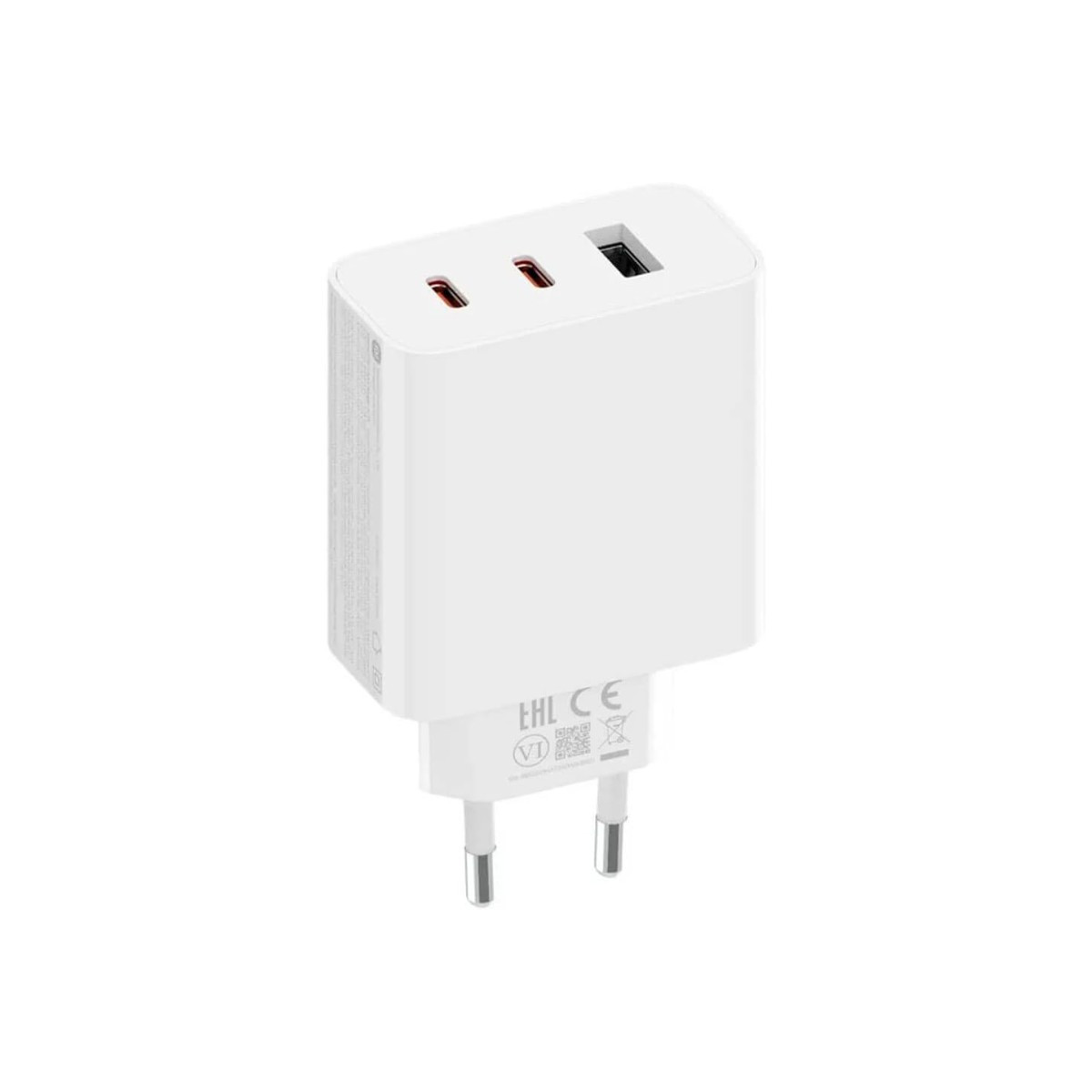 CHARGEUR XIAOMI 2C1A / USB-C / USB A / 67W / BLANC