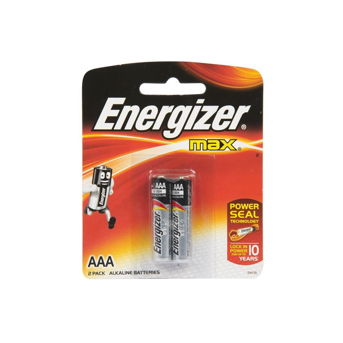 2X PILES ENERGIZER MAX +POWER SEAL AAA