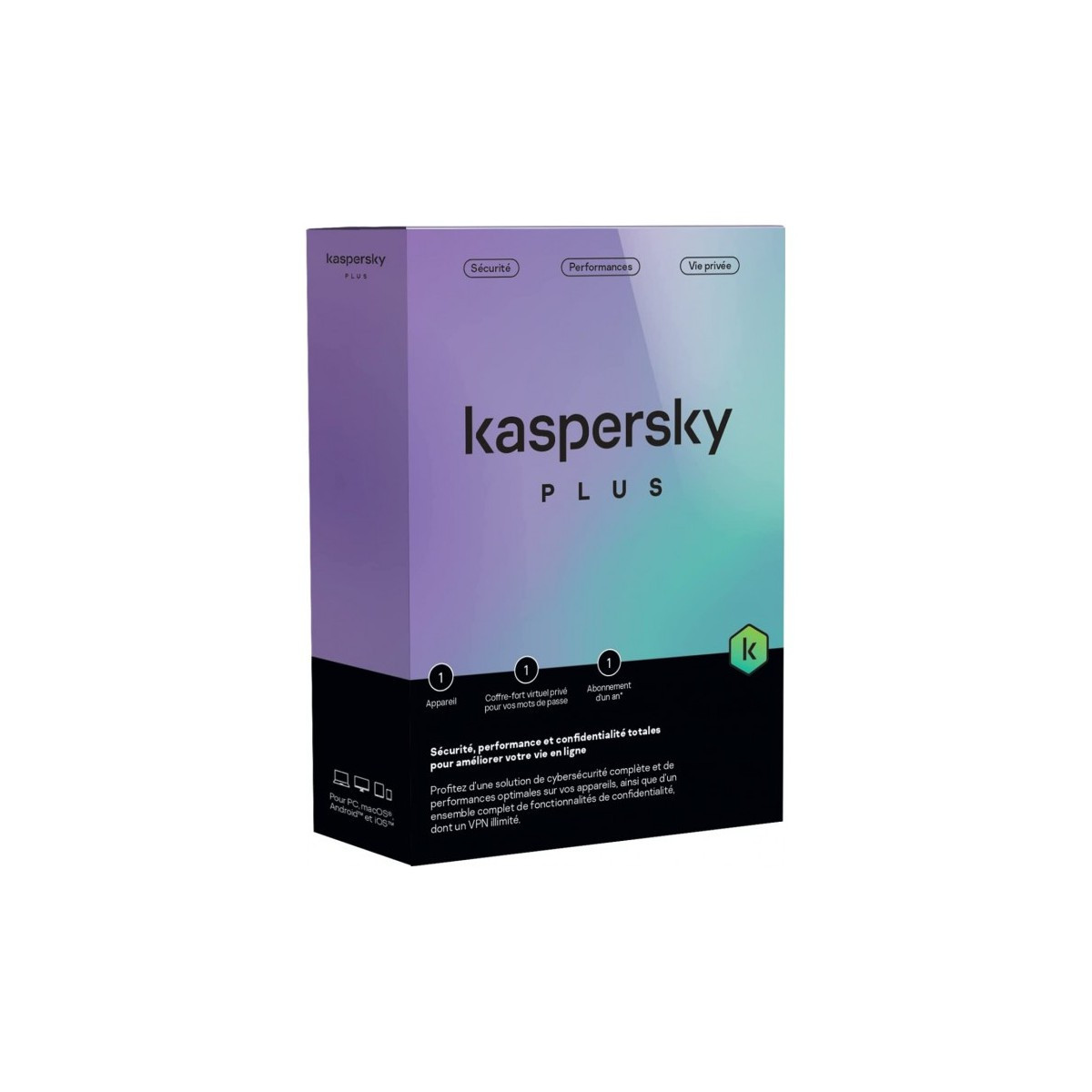 ANTIVIRUS KASPERSKY PLUS / 10 POSTES / 1 AN