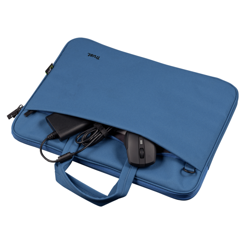 SACOCHE POUR PC PORTABLE TRUST BOLOGNA 16″ / BLEU