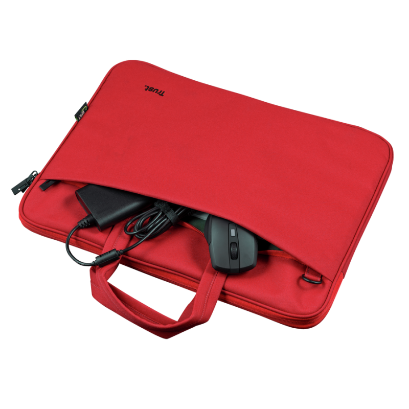 SACOCHE POUR PC PORTABLE TRUST BOLOGNA 16″ / ROUGE