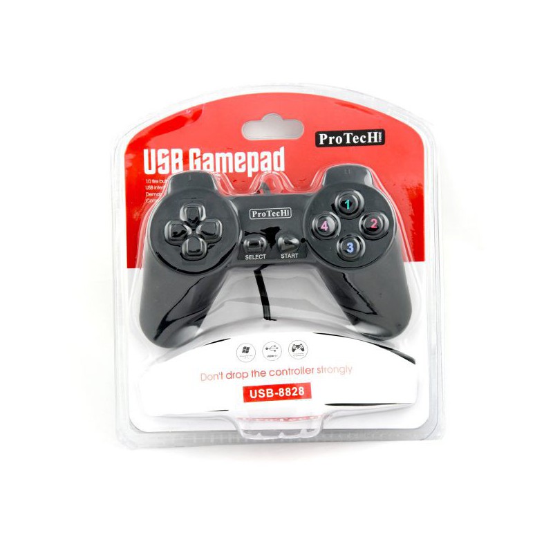 Manette Pc Simple PROTECH USB 8828