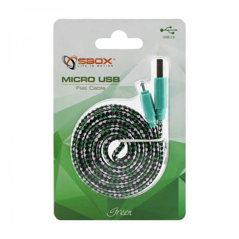 CABLE SBOX USB VERS MICRO USB 1M MULTICOULEUR