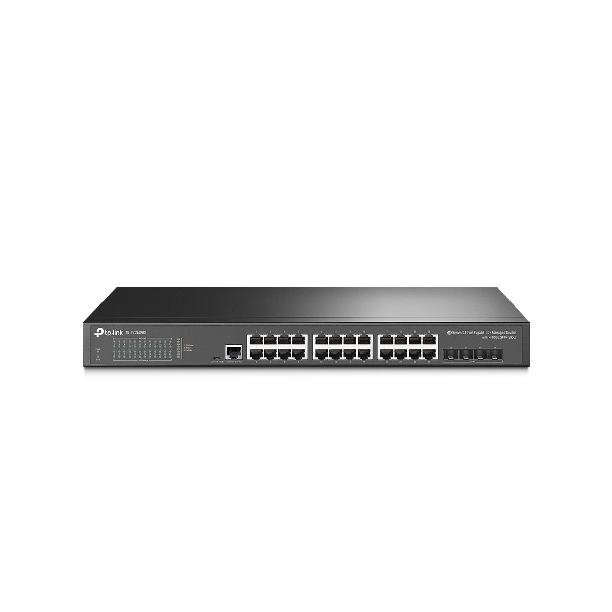 SWITCH TP-LINK JETSTREAM L2+ 24 PORTS GIGABIT + 4 SFP+ 10GE