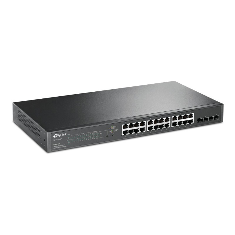 SMART SWITCH JETSTREAM ADMINISTRABLE 24 PORTS POE+ ET 4 PORTS COMBO SFP GIGABIT