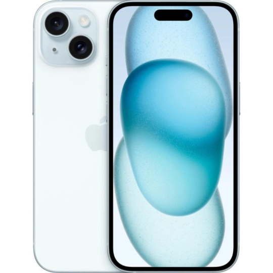 Smartphone Apple iPhone 15 / 5G / 6 Go / 128 Go / Bleu