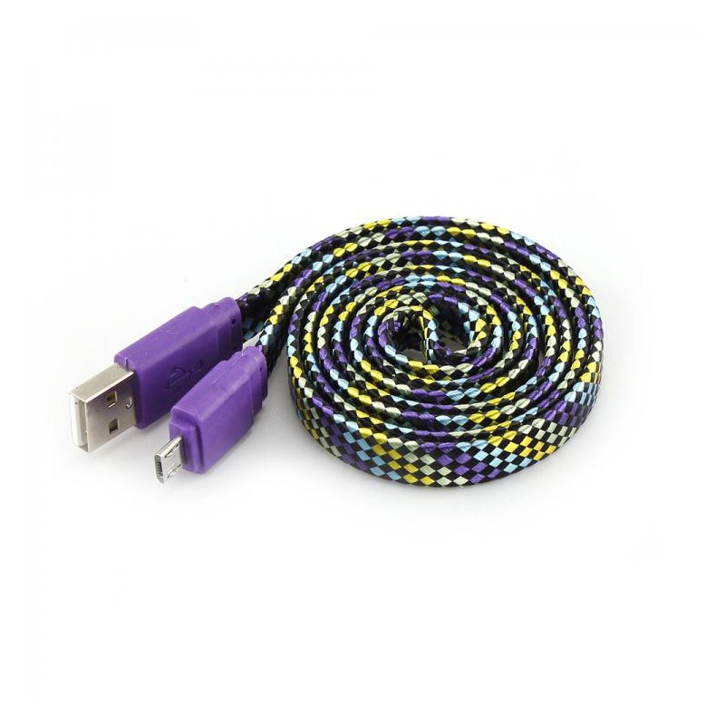 CABLE SBOX USB VERS MICRO USB 1M MULTICOULEUR