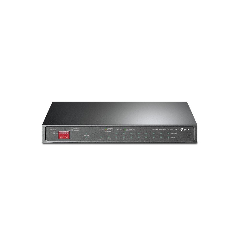 SWITCH DE BUREAU TP-LINK 10 PORTS GIGABIT AVEC 8 PORTS POE+