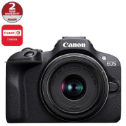 APPAREIL PHOTO HYBRIDE CANON EOS R100 / NOIR + OBJECTIF RF-S 18-45MM