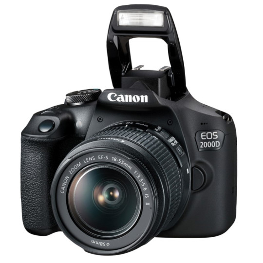 APPAREIL PHOTO REFLEX CANON EOS 2000D + OBJECTIF EF-S 18-55MM