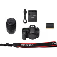 Appareil photo Canon EOS 90D + objectif EF-S 18-135mm IS USM