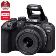 Appareil Photo hybride Canon EOS R10 + Objectif RF-S 18-45 mm IS STM