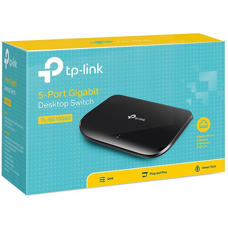 SWITCH TP-LINK TL-SG1005D 5 PORTS 10/100/1000M