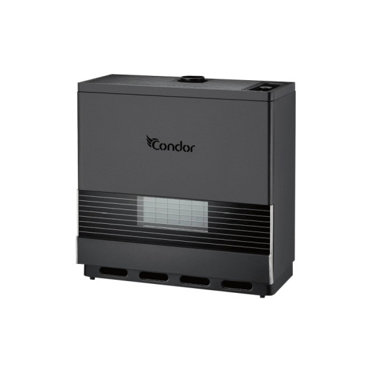 CHAUFFAGE À GAZ NATUREL CONDOR 10KW – NOIR