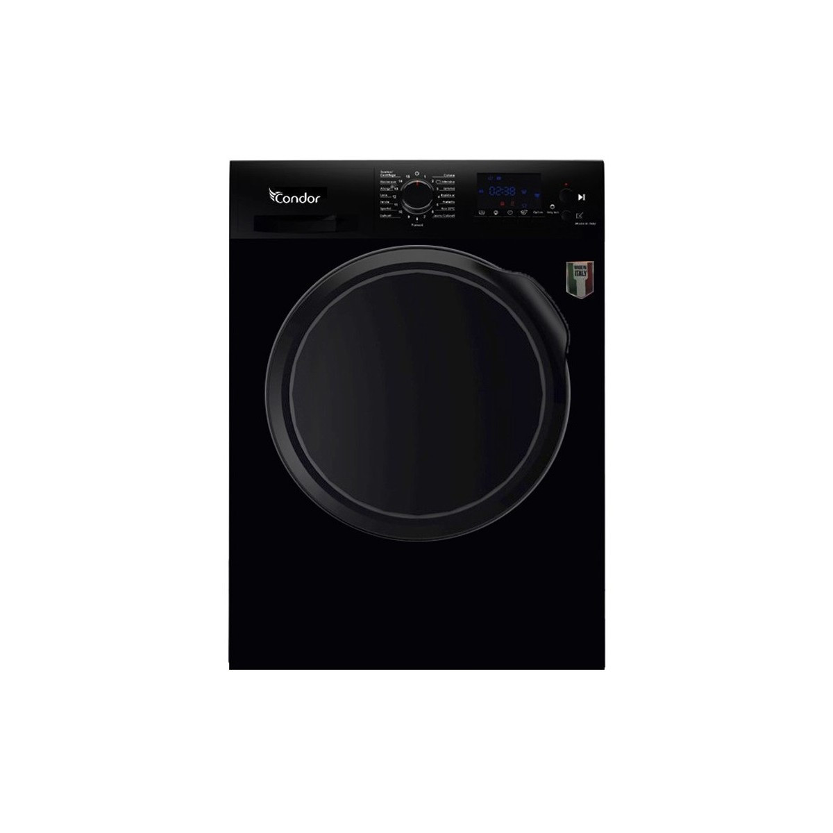 LAVE LINGE FRONTALE CONDOR CON-F812DB 8 KG 1200 TRS NOIR