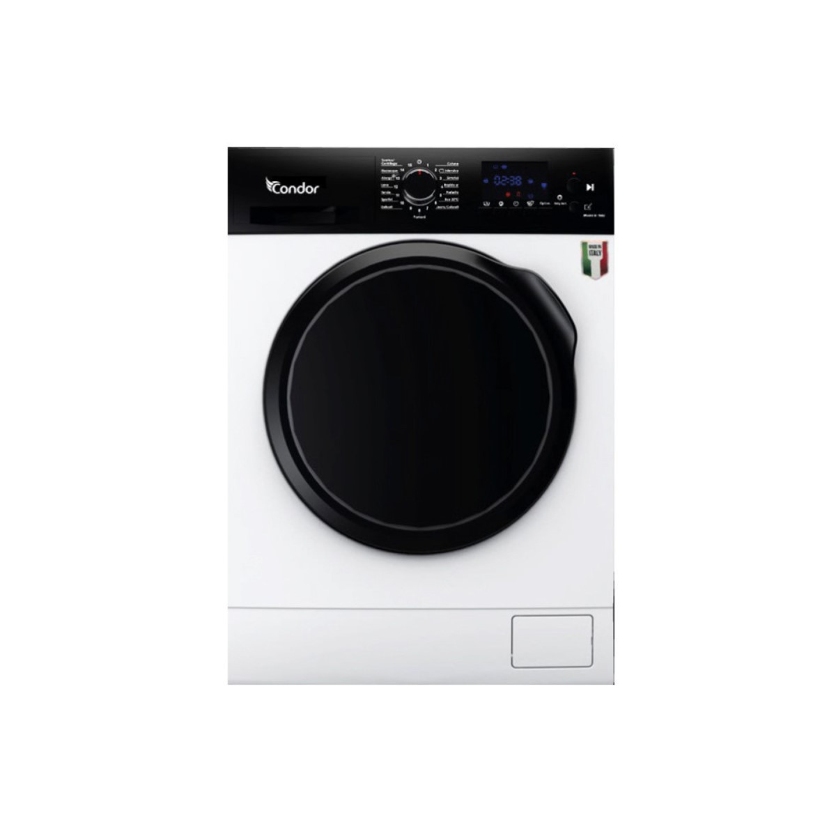 LAVE LINGE FRONTALE CONDOR CON-F812D 8 KG 1200 TRS BLANC