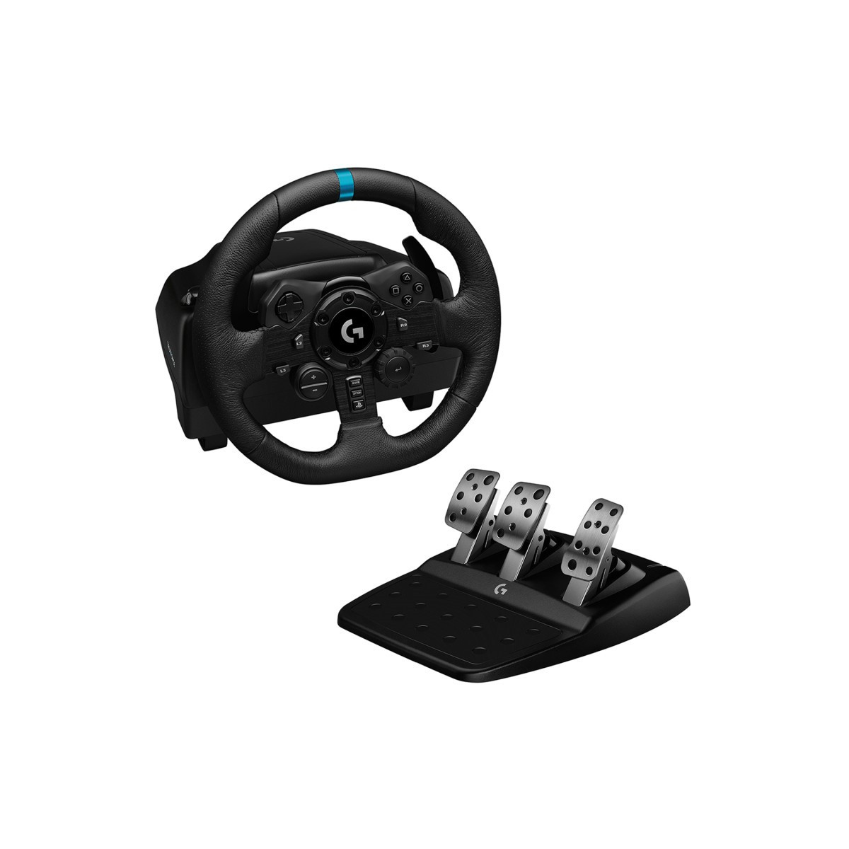 VOLANT DE COURSE AVEC PÉDALES LOGITECH G G923 POUR PC / PLAYSTATION 4 ET 5