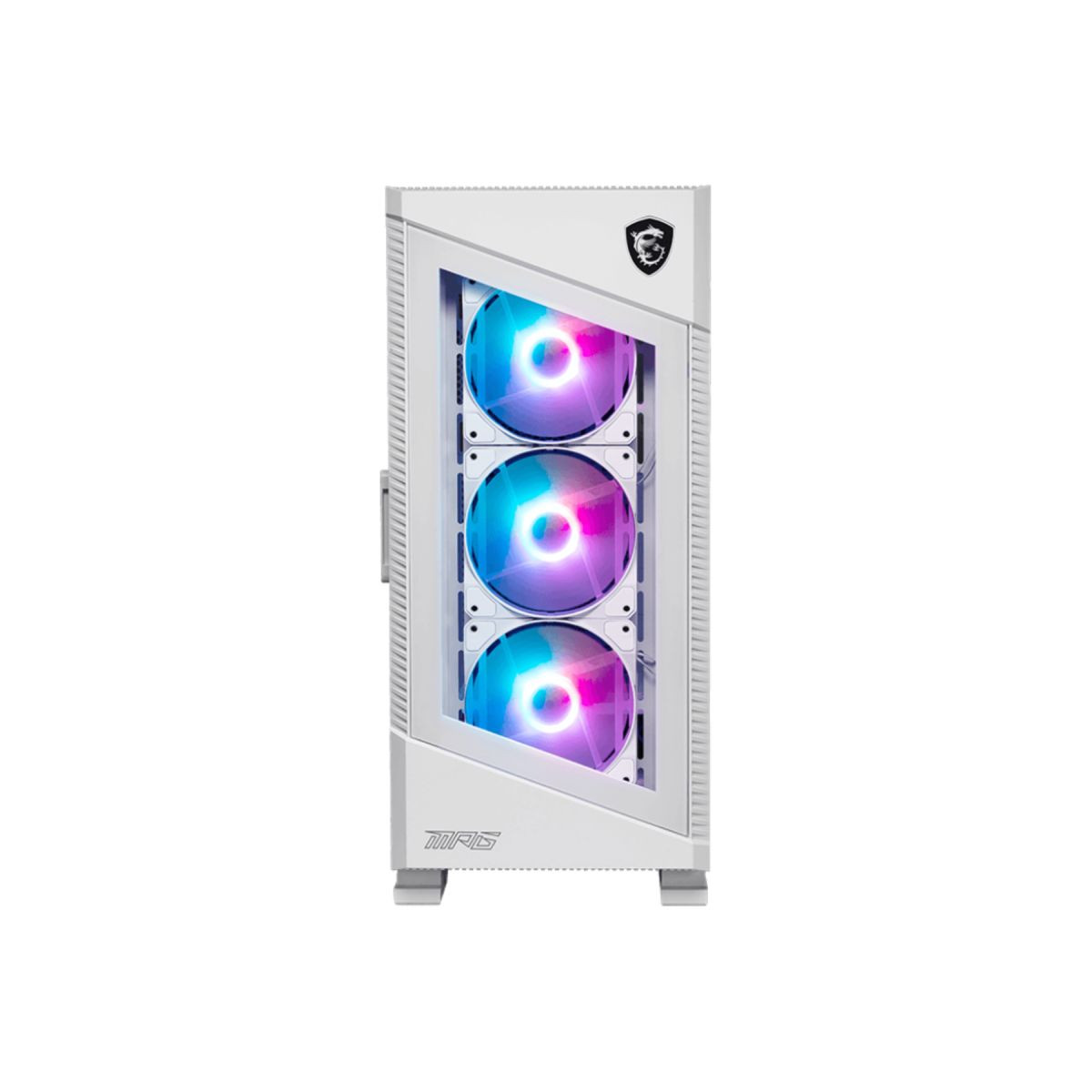 Pc de Bureau Gamer TIGER WHITE / i7-12700F 12e Gén / RTX 4070 GAMING X SLIM WHITE 12G / 32 Go / 1 To SSD