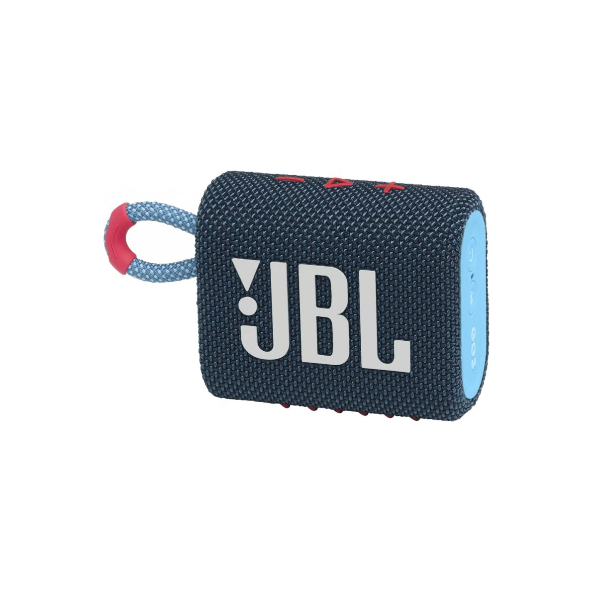 HAUT PARLEUR PORTABLE BLUETOOTH JBL GO 3 SQUAD ÉTANCHE / BLEU ET ROSE