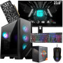 Pc de Bureau Gaming / Ryzen 7 5700X / RTX 3050 6G / 32 Go Avec Écran MSI 24″ Full HD IPS 180 Hz