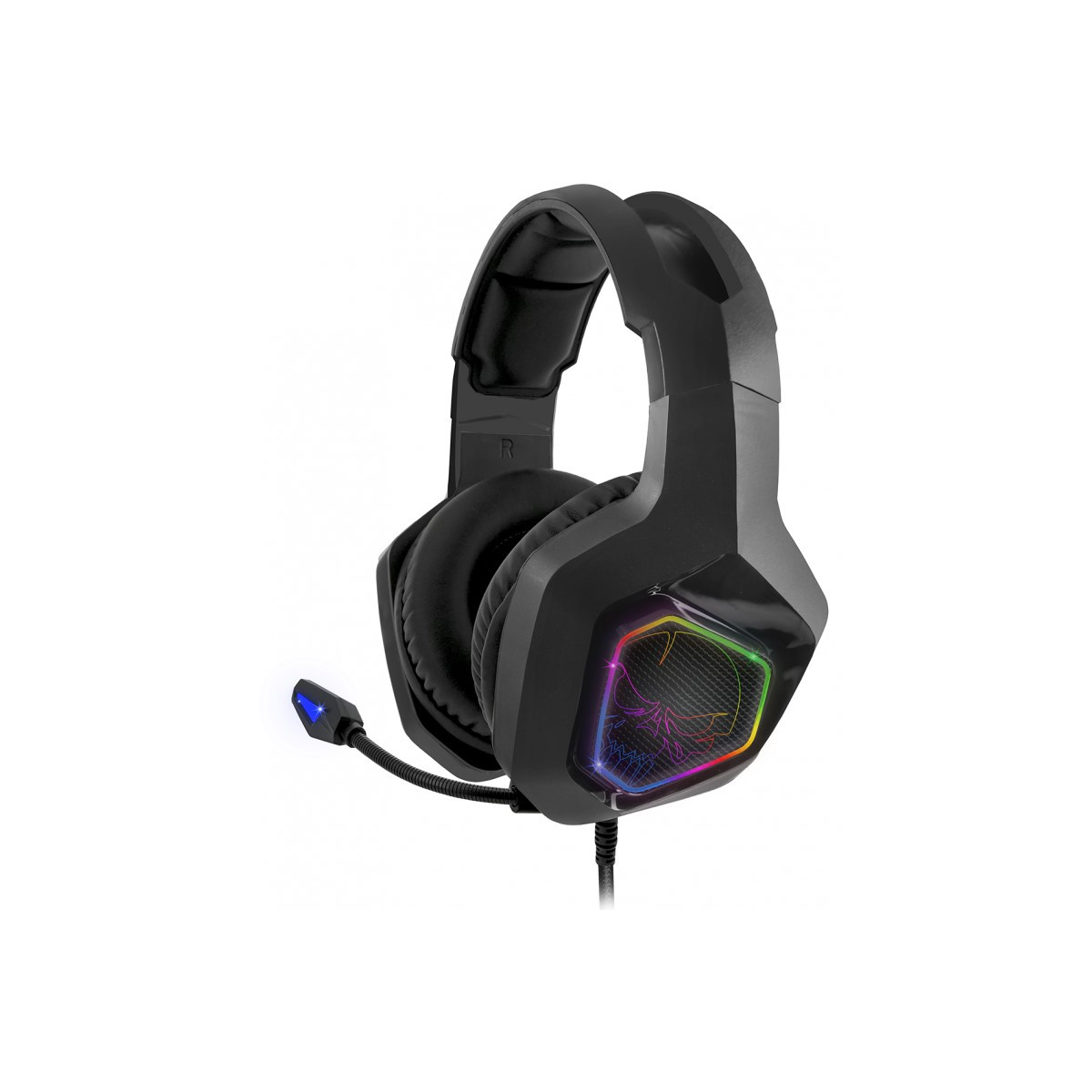 CASQUE MICRO SPIRIT OF GAMER H50 BLACK EDITION RGB /NOIR