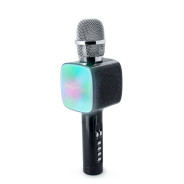 MICROPHONE BLUETOOTH 2 EN 1 KARAOKÉ ET ENCEINTE PARTY AVEC EFFETS LUMINEUX BIGBEN / 15W / NOIR