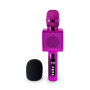 MICROPHONE BLUETOOTH 2 EN 1 KARAOKÉ ET ENCEINTE PARTY AVEC EFFETS LUMINEUX BIGBEN / 15W / ROSE