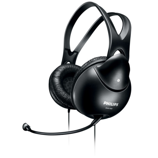 CASQUE MICRO FILAIRE PHILIPS SHM1900/00 / NOIR