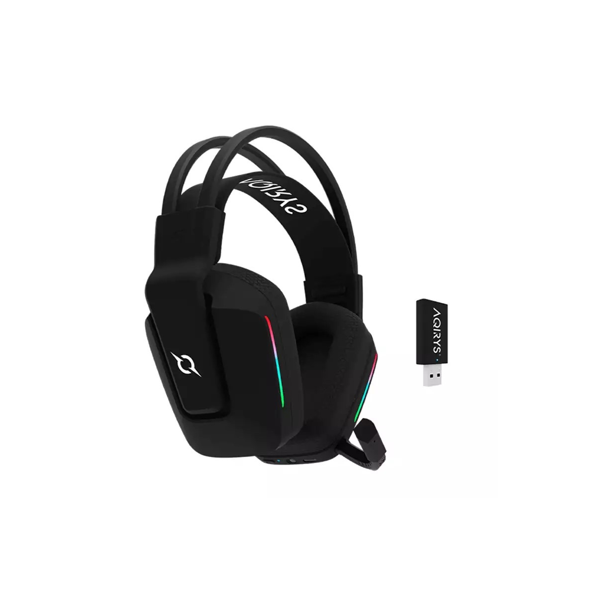 MICRO CASQUE GAMER SANS FIL AQIRYS ALYA STÉRÉO 3D – NOIR